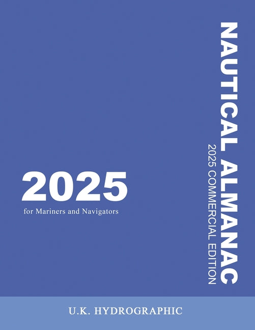 Book cover for 2025 Commercial Nautical Almanac for Mariners and Navigators