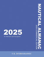 Book cover for 2025 Commercial Nautical Almanac for Mariners and Navigators