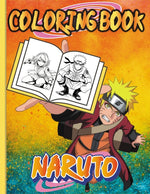 Book cover for Naruto Coloring Book: The Ultimate activity book for kids All ages