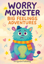 Book cover for Worry Monster Big Feelings Adventures: A Workbook of Inspiring Ideas for Imaginative Minds in Thoughtful and Playful Moments