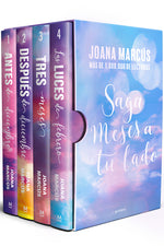 Book cover for Estuche Saga Meses a Tu Lado / Months by Your Side Saga. Boxed Set
