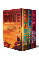 Book cover for Estuche Trilogía Dune, Edición de Lujo (Dune; El Mesías de Dune; Hijos de D Une) / Dune Saga Deluxe: Dune, Dune Messiah, and Children of Dune