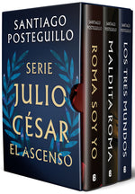 Book cover for Estuche Serie Julio César: El Ascenso (Roma Soy Yo; Maldita Roma; Los Tres Mundos) / The Ascension Trilogy Boxed Set