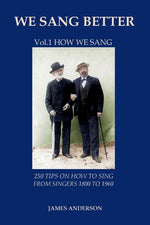 Book cover for Vol.1 How we sang (first vol. of 'We Sang Better')