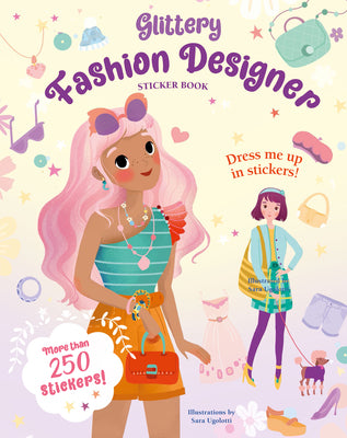 Book cover for Glittery Fashion Designer Sticker Book