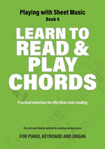 Book cover for Learn to Read and Play Chords: Practical exercises for effortless note reading