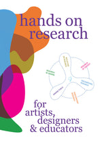 Book cover for Hands on Research for Artists, Designers & Educators