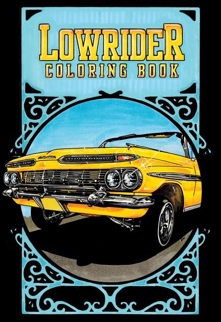 Book cover for Lowrider Coloring Book