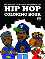 Book cover for Hip Hop Coloring Book
