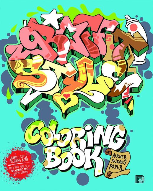 Book cover for Graffiti Style Coloring Book