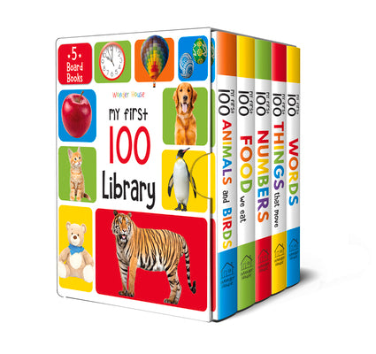 Book cover for My First 100 Library: Boxset of 5 Early Learning Board Books