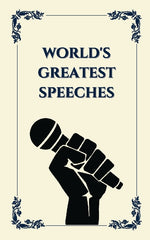 Book cover for World's Greatest Speeches (Deluxe Hardbound Edition)