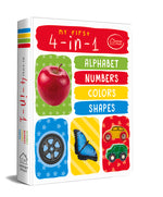 Book cover for My First 4 in 1: Alphabet, Numbers, Colors, Shapes