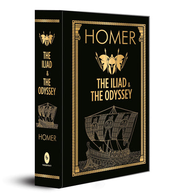 Book cover for The Iliad & the Odyssey (Deluxe Hardbound Edition)