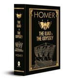 Book cover for The Iliad & the Odyssey (Deluxe Hardbound Edition)