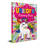 Book cover for 101 Unicorn Colouring Book: Fun Activity Colouring Book for Children