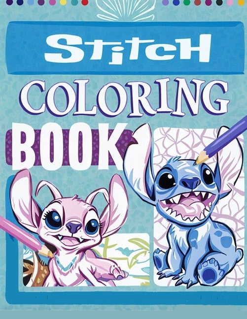 Book cover for Stitch Coloring Book: beautiful coloring pages for kids and fans of all ages