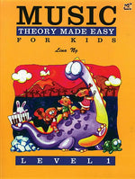 Book cover for Music Theory Made Easy for Kids, Level 1