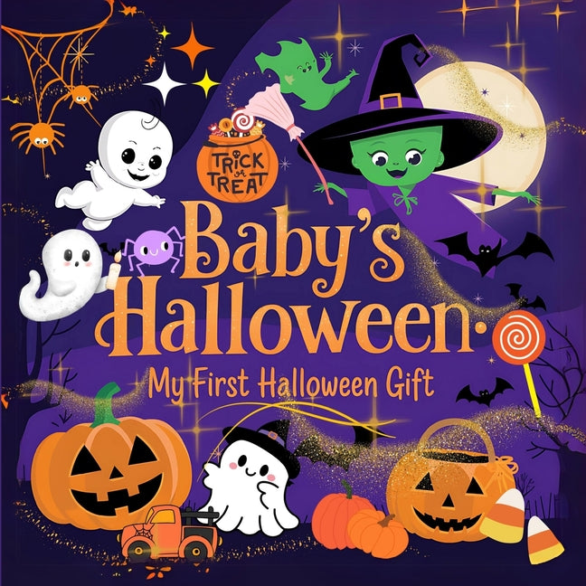 Book cover for Baby Halloween Book: A Rhyme Book for babies in Halloween books for kids 1-3 ages A great gift in toddler halloween books
