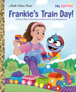 Book cover for Frankie's Train Day! (Ms. Rachel): A Story about Emotional Expression and Regulation