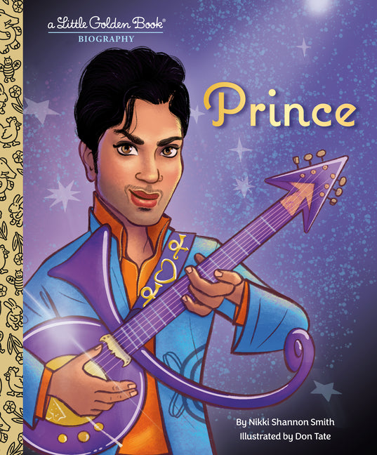 Book cover for Prince: A Little Golden Book Biography