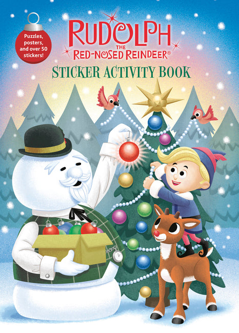 Book cover for Rudolph the Red-Nosed Reindeer Sticker Activity Book
