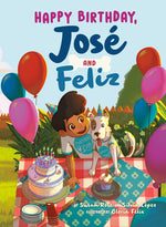 Book cover for Happy Birthday, José and Feliz