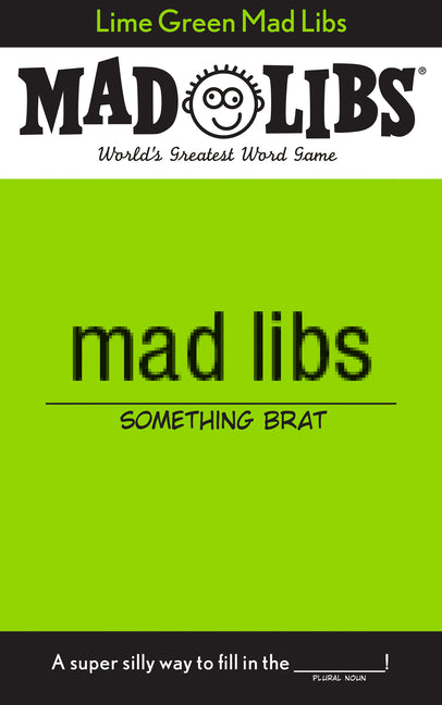 Book cover for Lime Green Mad Libs: World's Greatest Word Game