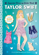 Book cover for Taylor Swift Superstar Dress-Up Sticker Book: Over 300 Stickers!