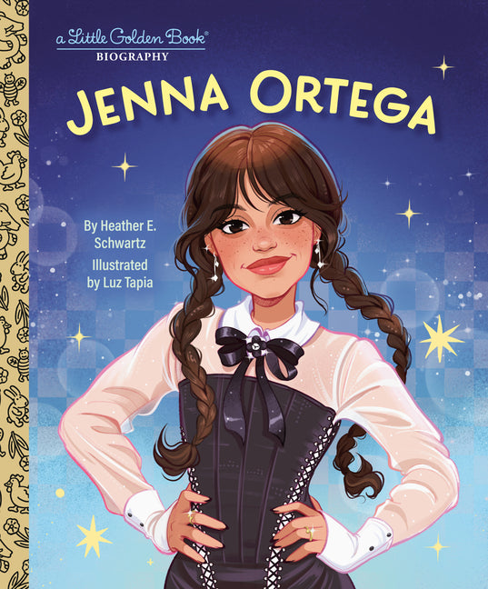 Book cover for Jenna Ortega: A Little Golden Book Biography
