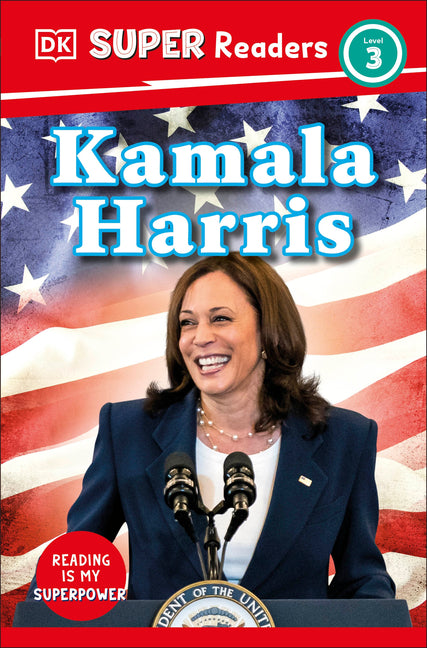 Book cover for DK Super Readers Level 3 Kamala Harris