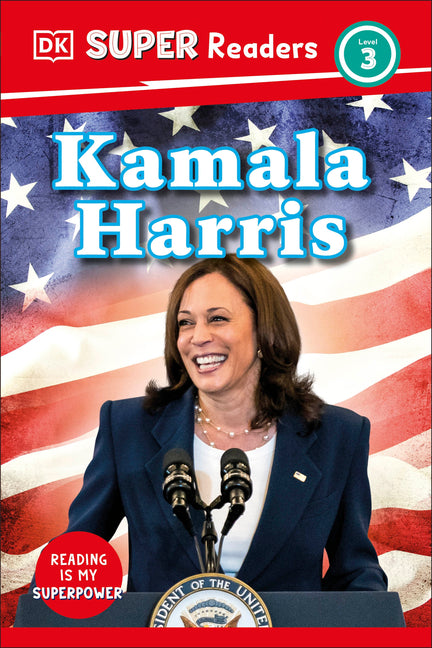 Book cover for DK Super Readers Level 3 Kamala Harris