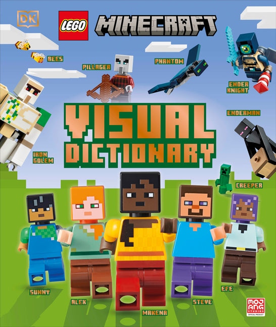 Book cover for Lego Minecraft Visual Dictionary (Library Edition): This Edition Does Not Include a Minifigure