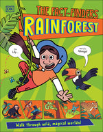 Book cover for Fact-Finders Rainforest: Walk Through Wild, Magical Worlds!