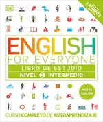 Book cover for English for Everyone Nivel 3 Intermedio: Libro de Estudio: Edición En Español