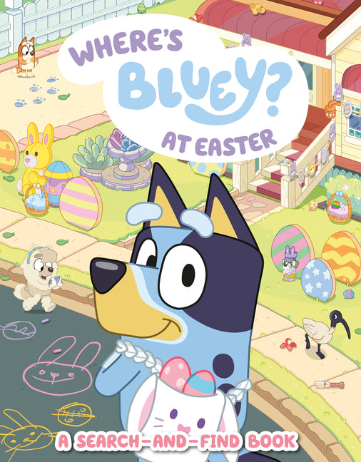 Book cover for Where's Bluey? at Easter: A Search-And-Find Book