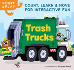 Book cover for Point & Play: Trash Trucks: Count, Learn, and Move for Interactive Fun