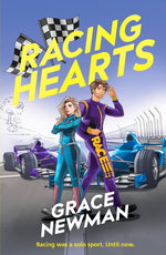 Book cover for Racing Hearts: A Spicy, Rivals to Lovers F1 Romance