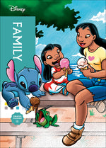 Book cover for Disney Mystery Coloring: Family: A Color by Number Book