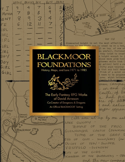 Book cover for Blackmoor Foundations: The Early Fantasy RPG Works of David Arneson
