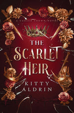 Book cover for Scarlet Heir: A Cursed Crown Novel