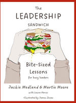 Book cover for Leadership Sandwich: Bite-Sized Lessons for Busy Leaders