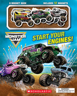 Book cover for Monster Jam: Start Your Engines! a Magnet Book