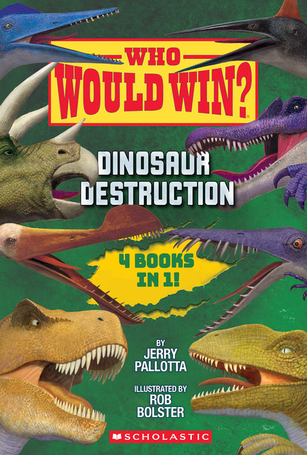 Book cover for Who Would Win?: Dinosaur Destruction