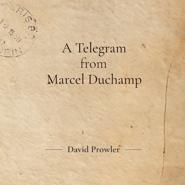 Book cover for Telegram from Marcel Duchamp