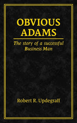Book cover for Obvious Adams: The Story of a Successful Businessman