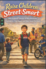 Book cover for Raise Children Street-Smart: 150 Essential Lessons to Help Kids Build Confidence, Stay Aware, and Make Smart Decisions