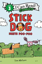 Book cover for Stick Dog Meets Poo-Poo