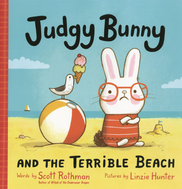Book cover for Judgy Bunny and the Terrible Beach