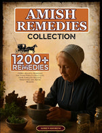 Book cover for amish remedies collection: 1200+ Holistic Remedies for Your Family's Daily Life from Timeless Holistic Traditions and Amish Wisdom